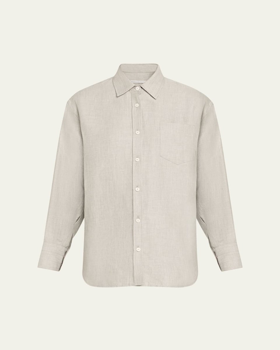 Chambray A-Line Tunic Shirt